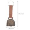 DOITOOL Metal Cowbells for Pets and Livestock view 2