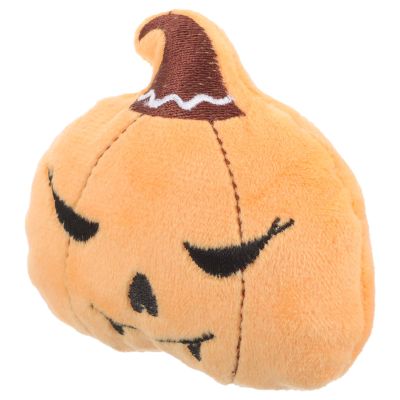 Alipis Halloween Cat Toy Pumpkin Plush with Catnip