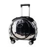 QLECXZI Transparent Pet Backpack for Small Dogs and Cats view 2