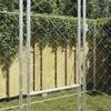 Silver Outdoor Dog Kennel, 400 x 200 x 200 cm, Galvanized Steel view 3