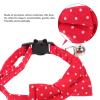 Adjustable Cotton Cat Collar with Bow and Bell view 3