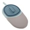 STOBAZA Portable Round Plastic Bedpan with Lid and Handle, Easy to Clean, Random Color view 1