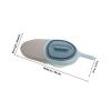 STOBAZA Portable Round Plastic Bedpan with Lid and Handle, Easy to Clean, Random Color view 2