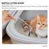 HINTRMENT Stainless Steel Litter Scoop with Wooden Handle view 3