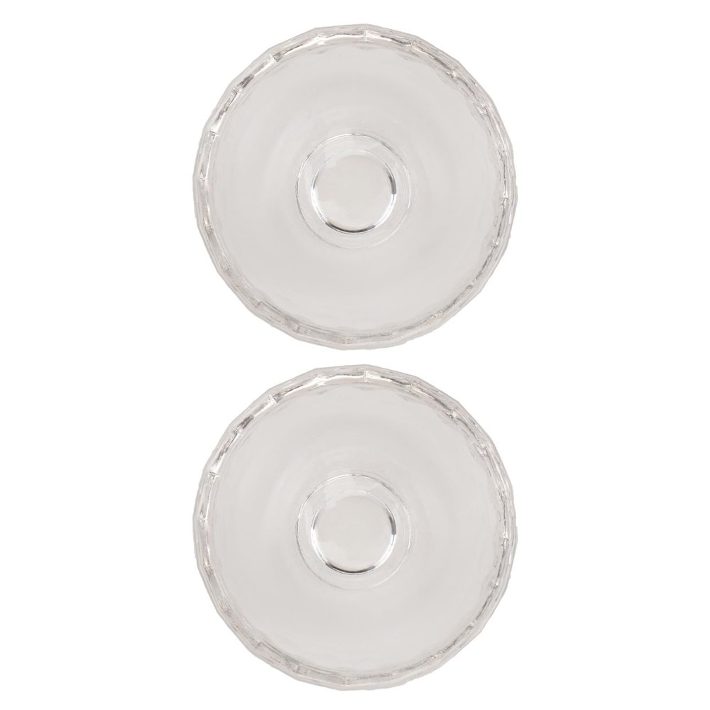 Ciieeo Elegant Crystal Bowls, Portable and Stylish, 2-Piece, Lightweight and Easy to Clean