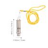 GALPADA Portable Stainless Steel Bird Whistle for Pigeon and Parrot Training view 2