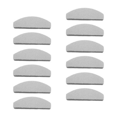 MAGICLULU 20-Piece Double-Sided Half-Moon Nail Files