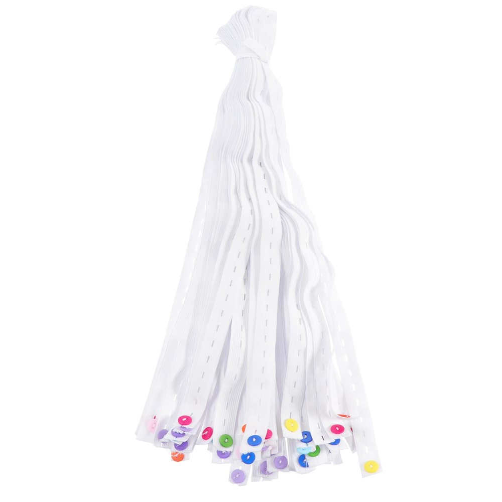 ifundom 50-Piece Adjustable Elastic Diaper Fasteners for Babies