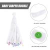 ifundom 50-Piece Adjustable Elastic Diaper Fasteners for Babies view 3