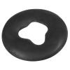 Black Silicone Facial Massage Cushion with Cotton Cover view 1