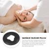 Black Silicone Facial Massage Cushion with Cotton Cover view 3