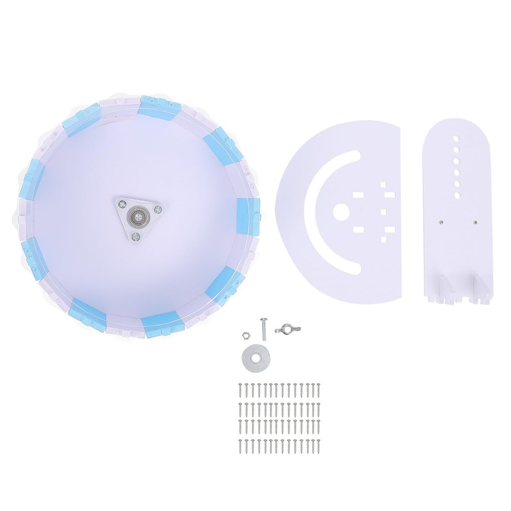 Outanaya Quiet Blue PVC Hamster Wheel for Dwarf Hamsters and Small Pets