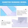 Outanaya Quiet Blue PVC Hamster Wheel for Dwarf Hamsters and Small Pets view 3