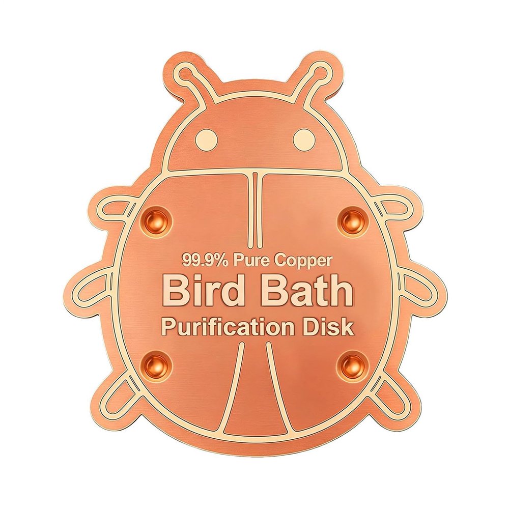 Generico Copper Purification Disk for Bird Baths
