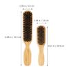 Abaodam 2-Piece Bristle and Bamboo Beard Brush Set for Men view 2