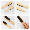 Abaodam 2-Piece Bristle and Bamboo Beard Brush Set for Men view 3