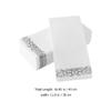 Disposable Paper Napkins, 25 Count, Silver, Elegant for Dinners and Banquets view 2