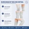 TETGSET Bamboo Knee Brace, 1 Pair, Breathable & Elastic, Comfortable Compression, Non-Slip for Sports & Daily Use (Color, XL) view 4