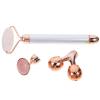 Electric 3-in-1 Jade Powder and Zinc Alloy Facial Roller view 1