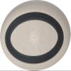 Kaunis Oval Beige Bamboo Cat Bowl, Non-Slip, 270 ml - Flamingo view 2