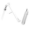 Acrylic and Iron Curtain Pull Rod, Silver, for Office and Home view 2