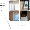 Acrylic and Iron Curtain Pull Rod, Silver, for Office and Home view 3