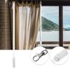 Acrylic and Iron Curtain Pull Rod, Silver, for Office and Home view 4