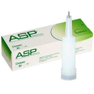 ASP Original Classic Permanent Acupuncture Needles (Steel), 80-Pack