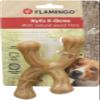 Dog Toy - Chew Toy with Beef Flavor - Nyl'o Wood X-Form view 1
