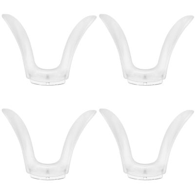 STOBAZA 4-Piece Silicone Eyeglass Nose Pads for Sunglasses and Glasses