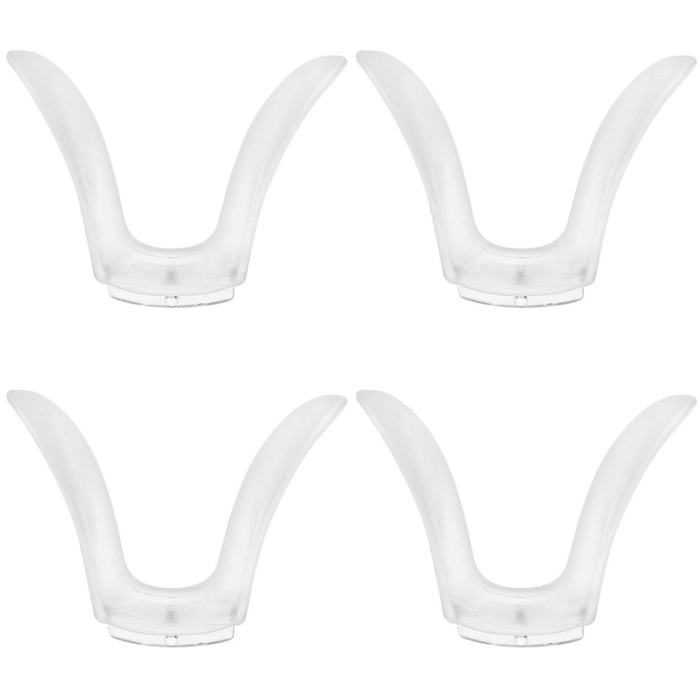 STOBAZA 4-Piece Silicone Eyeglass Nose Pads for Sunglasses and Glasses