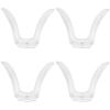 STOBAZA 4-Piece Silicone Eyeglass Nose Pads for Sunglasses and Glasses view 1