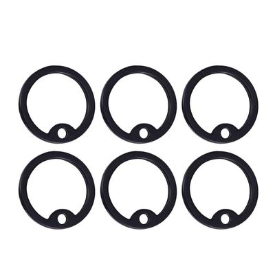 Abaodam 12 Silicone Dog Tag Rings with Noise-Reducing Function