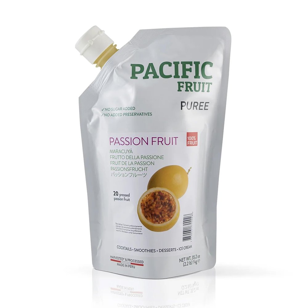Pacific Fruit Passion Fruit Purée, 1 kg