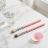 DECORNIJIA 20-Piece Lip Brushes for Daily Makeup, Easy to Clean, Reusable Latex Sponge, Pink view 4