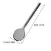 IDEANATEGRATE Small Metal Cosmetic Spatulas, 2 Pack, 5 cm view 2