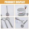IDEANATEGRATE Small Metal Cosmetic Spatulas, 2 Pack, 5 cm view 3