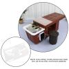 HOMOCONO Non-Slip Waterproof Plastic Protective Mat for Salon Chairs and Sofas view 3