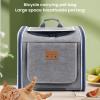 Oxford-Polyester Dog Bike Basket, Unique Functionality and Comfort for Pet Owners | Dual-Shoulder Car Holder for Travel, Camping, and Daily City Adventures view 3