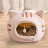 QUILSTM Portable Cat and Puppy Bed with Pillow and Ball Toy view 4