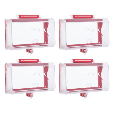 SOLUSTRE 4-Pack Outdoor Outlet Covers with Child and Pet Protection