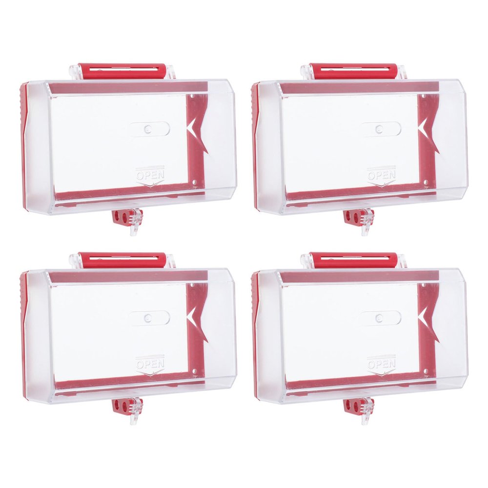 SOLUSTRE 4-Pack Outdoor Outlet Covers with Child and Pet Protection