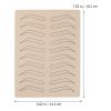 ibasenice Flexible Practice Skin, 6-Piece Rubber Pack for Precise Eyebrow Tattooing and Microblading view 2