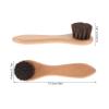 Small Animal Bath Brushes with Wooden Handle, Soft Bristles, 2-Pack view 2