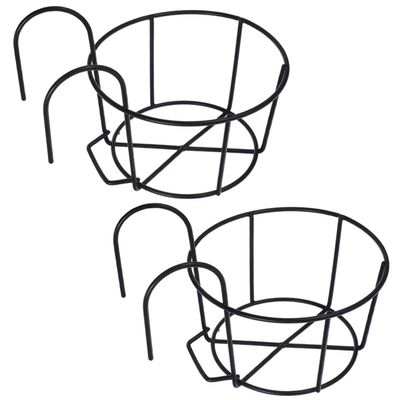 Metal Hay Rack for Rabbits with Easy Assembly, 2-Pack, Black