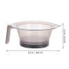 Mikikit 3-Piece Plastic Hair Dye Bowls, Stackable, Anti-Static and Shatterproof view 2