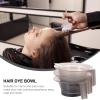 Mikikit 3-Piece Plastic Hair Dye Bowls, Stackable, Anti-Static and Shatterproof view 3