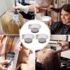 Mikikit 3-Piece Plastic Hair Dye Bowls, Stackable, Anti-Static and Shatterproof view 4