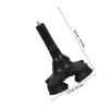 iplusmile Aluminum Alloy Trekking Pole Tips with Non-Slip Crutch Pads and 360° Rotating Grip Holders view 2