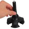 iplusmile Aluminum Alloy Trekking Pole Tips with Non-Slip Crutch Pads and 360° Rotating Grip Holders view 4